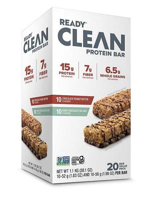 Ready Protein Bars Chocolate Peanut Butter Pack: a high-protein, on-the-go snack for workouts.