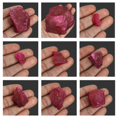 REAL-GEMS red ruby for wire wrapping and jewelry making projects.