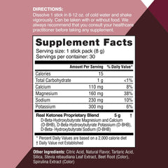 Real Ketones electrolyte blend highlighting four fasting electrolytes for balanced hydration