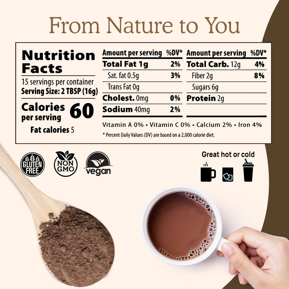 Real Mushrooms hot chocolate maitake brew for daily warmth.