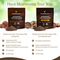 Real Mushrooms vegan, gluten-free, non-GMO label supports diverse diets.