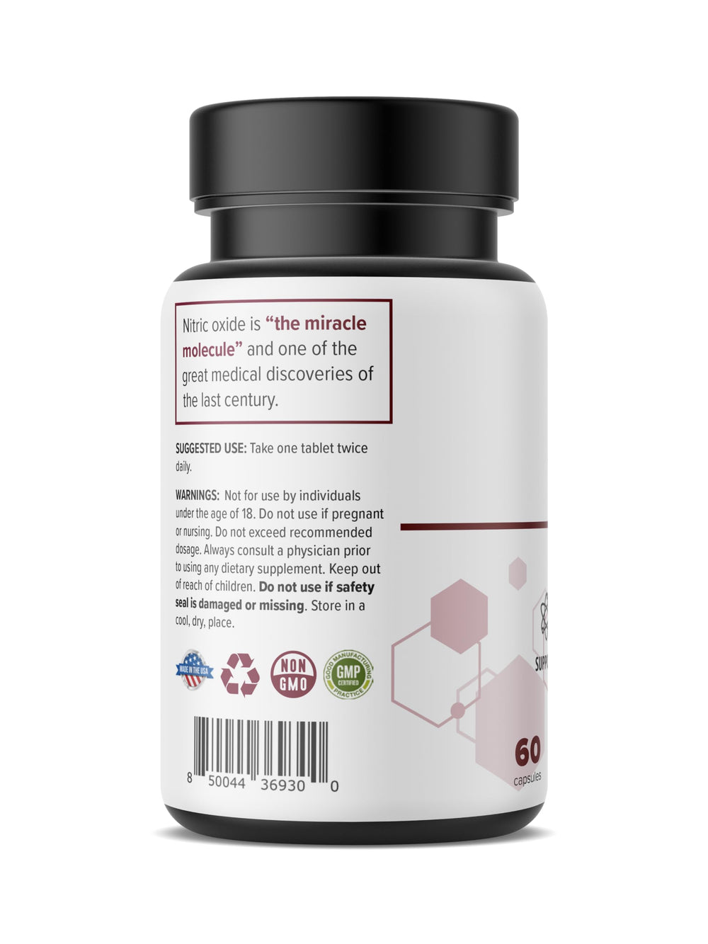 Alopecinol Miracle label highlighting vitamins for hair health