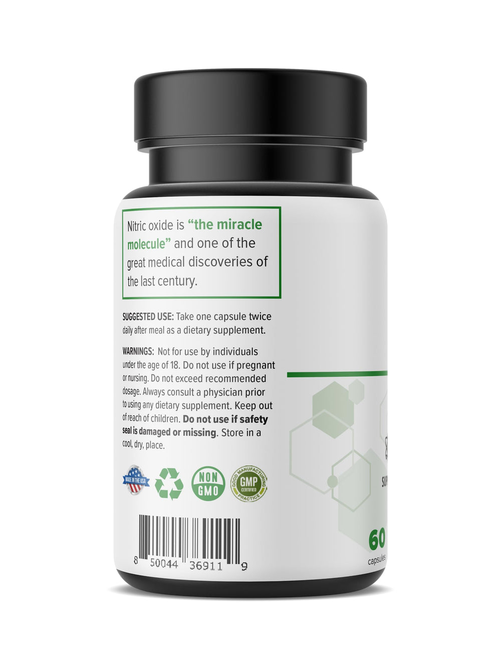 Real Science Nutrition Bowel Miracle ingredient blend highlighting gut wellness