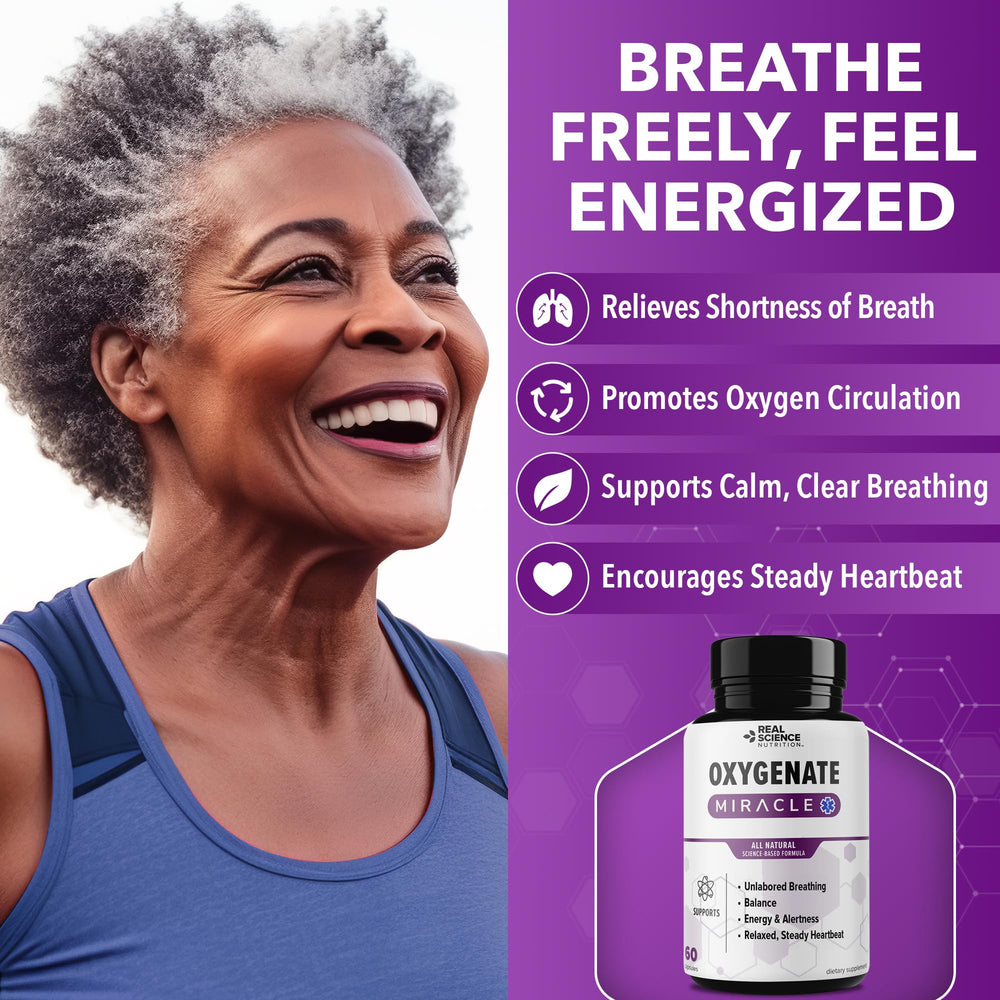 Real Science Oxygenate Miracle pack-3 box showcases three bottles for convenient lung support.