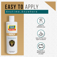 Non-greasy MAXX texture with cooling feel after rubbing in