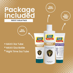 Real Time Pain Relief MAXX tube 3oz portable relief on the go.