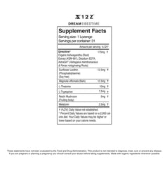 Close-up of Dream lozenges highlighting fast-acting mint dissolution for sleep support.