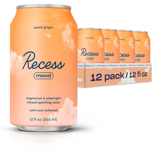 Recess Mood Peach Ginger bottle for unwinding with fruity aroma