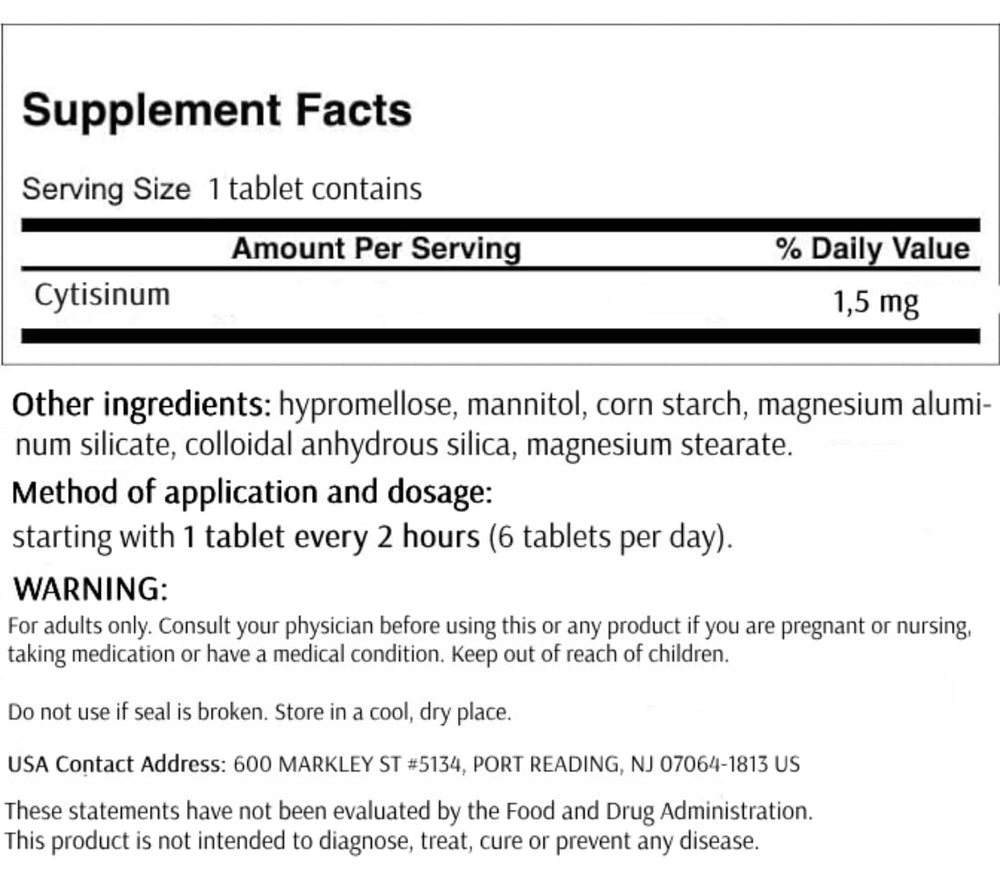 Recigar bottle packaging with 100 tablets, portable for daily use.