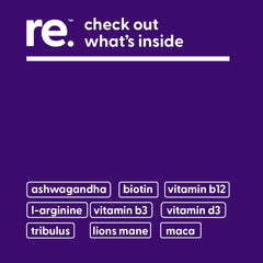recomnd Brain health ingredients illustration highlights key nutrients for focus.