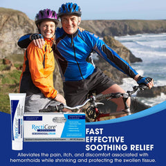 RectiCare Advanced packaging highlights a protective cap and usage details.
