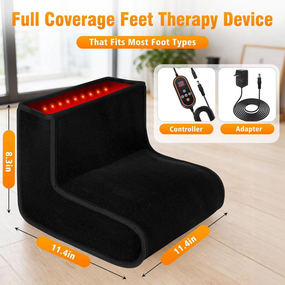 Red Light Therapy for Feet in a foldable portable form