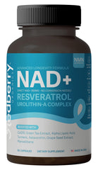 Redberry NAD Plus bottle showcasing direct NAD+ for daily energy support.