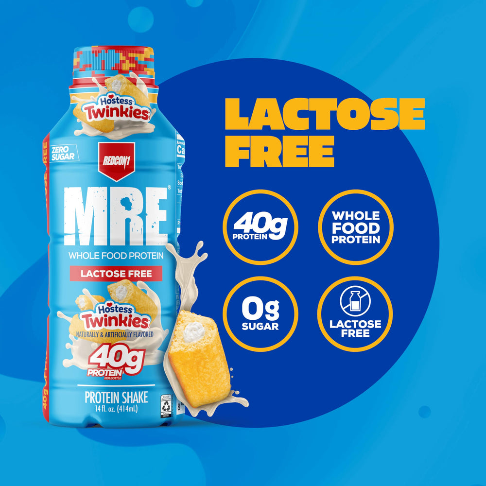 REDCON1 MRE Hostess Twinkies glass serve: creamy texture and inviting flavor.