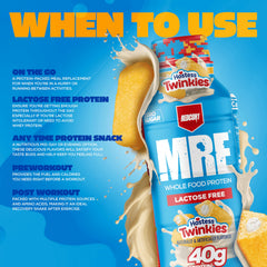 REDCON1 MRE Hostess Twinkies packaging: 12-pack convenient protein option.