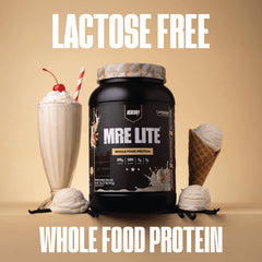 REDCON1 MRE LITE serving cup ready for a post-workout shake.