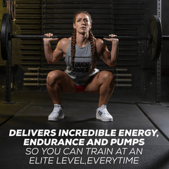 RedCon1 Total War nitric-oxide pump image emphasizes blood flow support during workouts