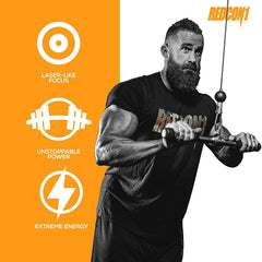 REDCON1 Total War Orange Crush bottle close-up conveys energy and flavor intensity