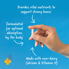 Redd Remedies Calcium Mag D capsules closeup for daily intake.