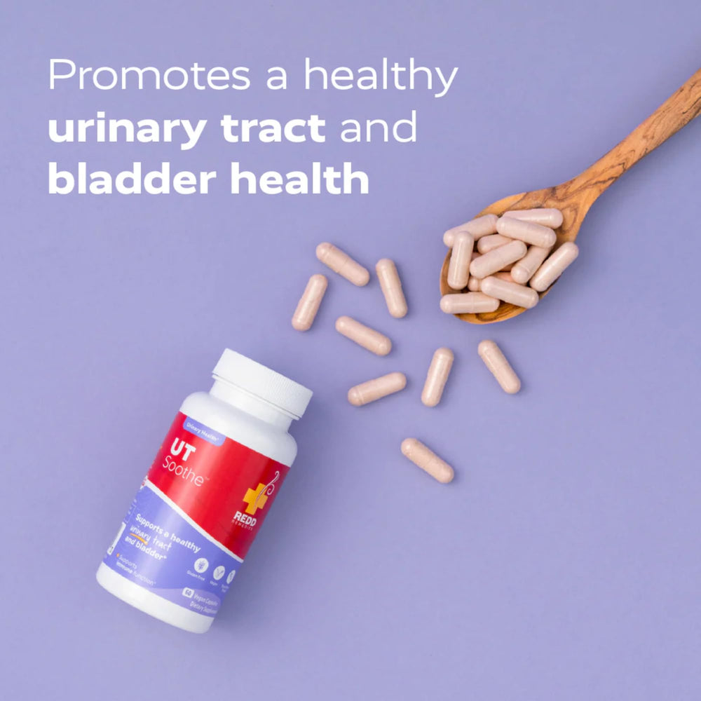 Front packaging of Redd Remedies UT Soothe for urinary health support.