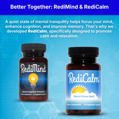 RediMind vegan gluten-free badge shows dietary compatibility and inclusion