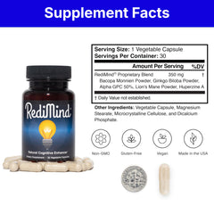 RediMind hericium erinaceus image conveys neuro-nourishment for alertness and clarity
