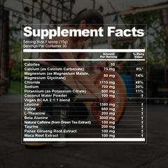 REDMOND Re-Lyte Peach Mango scoop shown for pre-workout prep
