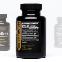 Regen Labs NeuroDrive packaging-box emphasizes branding and capsule count.