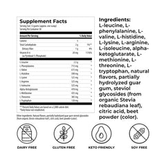 Amino Power Powder scoop measures a precise dose for easy mixing.