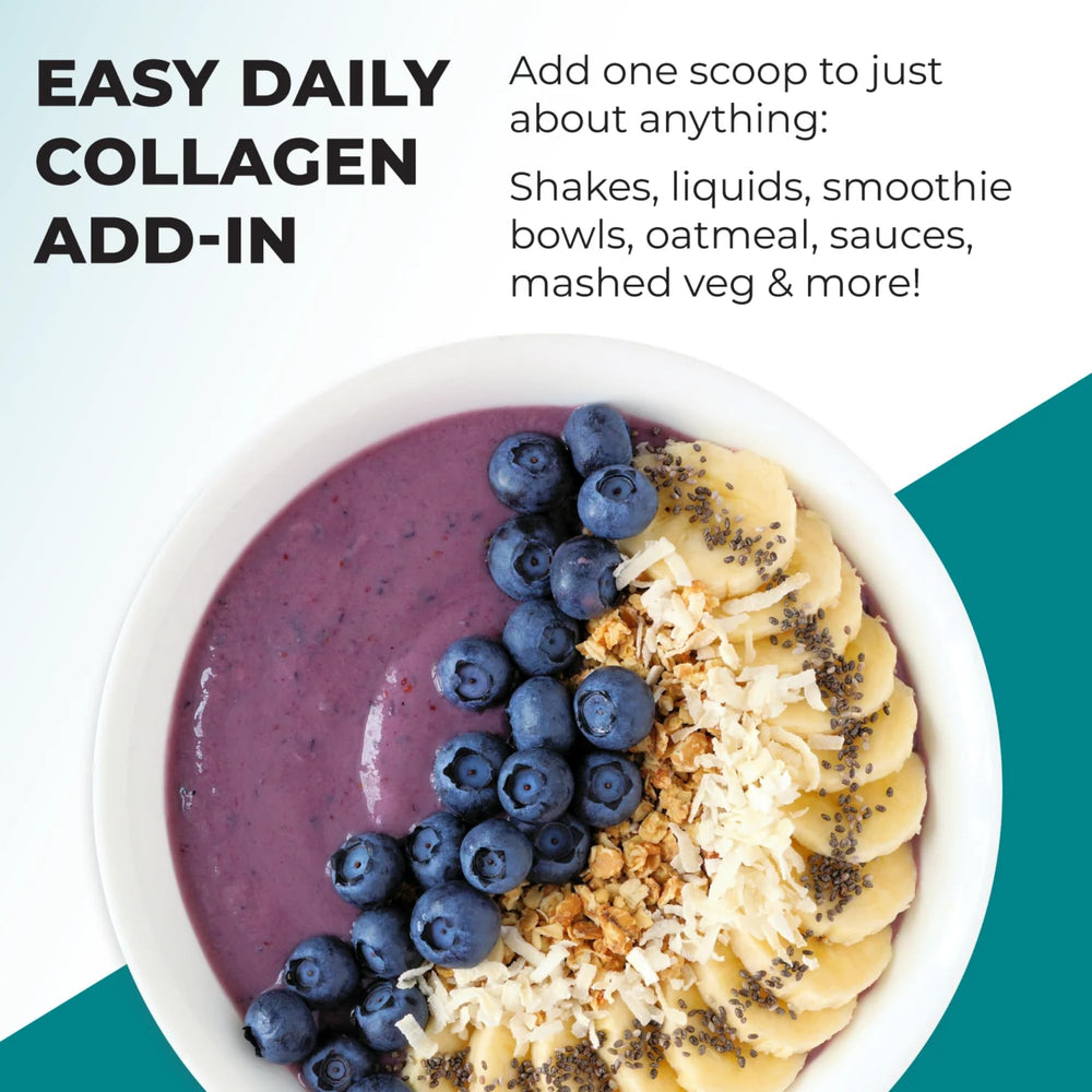 Reignite Wellness collagen peptides in sauce for subtle protein boost