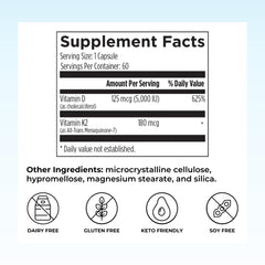 Close-up of Reignite Wellness Vitamin D Plus softgels highlighting high absorption.