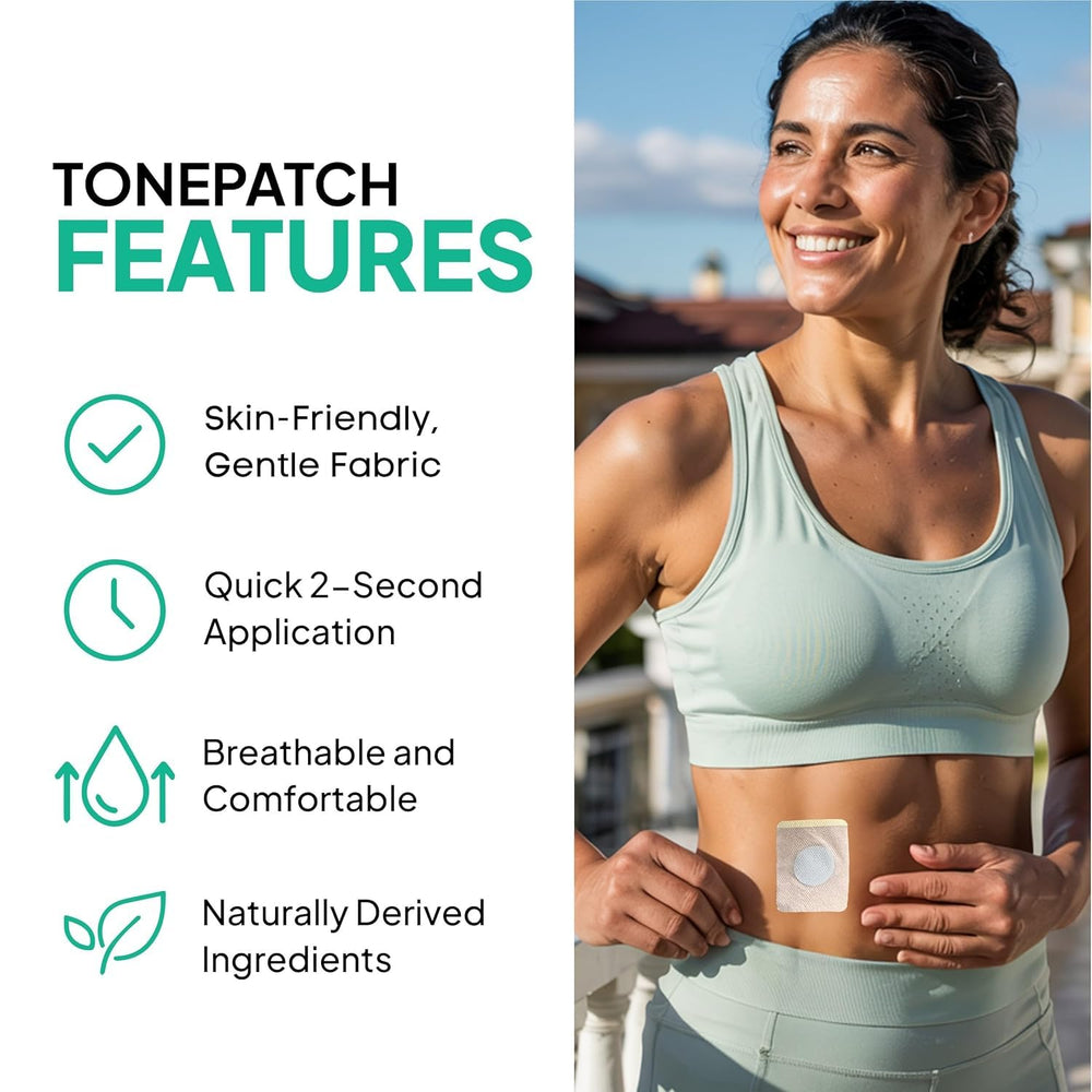Rejuvacare TonePatch close-up texture showing soft, flexible layer.