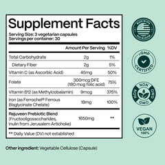 Rejuveen Previtalean glow skin scene suggesting digestion-driven vitality.