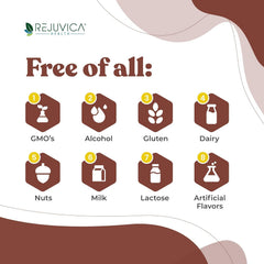 Rejuvica Health Active Iodine drops liquid bottle displays alcohol-free formula.