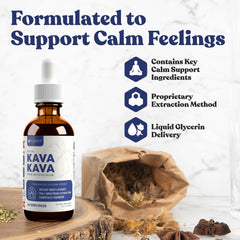 Close-up of Rejuvica Health Active Kava label featuring noble kava root
