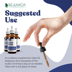 Taste-focused image of Rejuvica Health Active Kava liquid