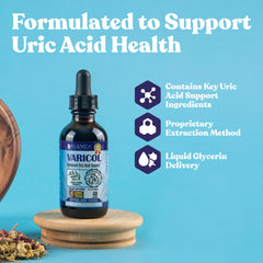 Varicol dropper dispensing liquid for easy daily use