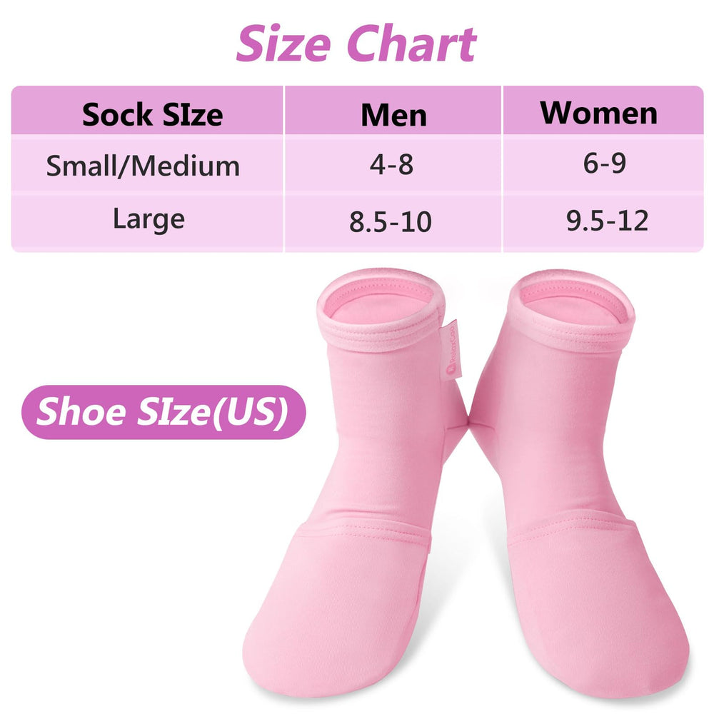 RelaxCoo foot-pain-relief socks provide cooling support for active feet.