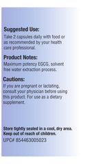 Relentless Improvement polyphenols 98 percent graphic emphasizes extract strength and purity.