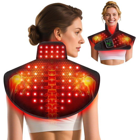 RELEXNOW shoulder pad with broad neck coverage for upper back comfort.