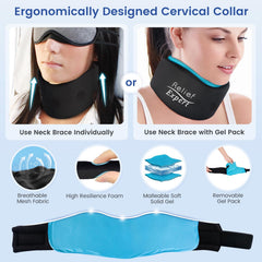 Relief Expert hot-cold-therapy demonstrates versatile neck comfort options