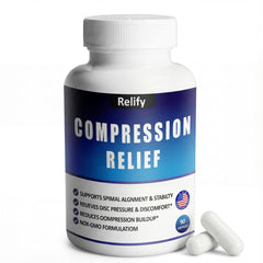 Relify Compression Relief magnesium bottle shown for daily mobility support