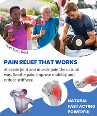 Relm Wellness Hemp Roll On Stick applied to knee for targeted joint comfort.