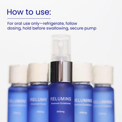 Relumins daily-use routine with spray application