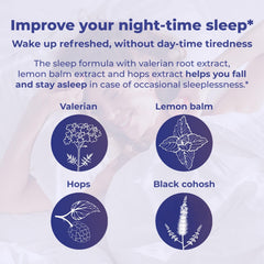 Remifemin Good Night blister-pack tablets ready for nightly routine.