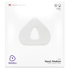 RemZzzs nasal CPAP liner pack front highlights ready-to-use liners for comfortable CPAP nights.