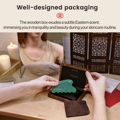 Rena Chris large-edge gua sha for better grip during facial massage