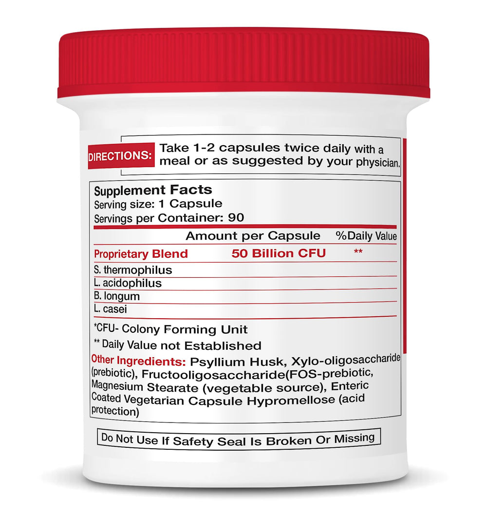 RENAMAX Kidney Restores capsules close-up with 50B CFU per capsule