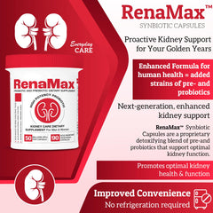 RENAMAX Kidney Restores use on a kitchen table for daily wellness routine