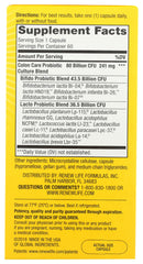 Renew Life bottle indicates USA-made with globally sourced ingredients